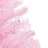 Kunstkerstboom met verlichting en kerstballen 150 cm PVC roze - AllerleiShop