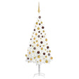 Kunstkerstboom met verlichting en kerstballen 120 cm wit - AllerleiShop