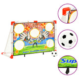 Voetbaldoelenset met doelmuur 120x51x77,5 cm - AllerleiShop