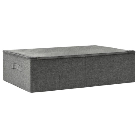 Opbergbox 70x40x18 cm stof antracietkleurig - AllerleiShop