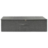 Opbergbox 70x40x18 cm stof antracietkleurig - AllerleiShop