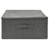 Opbergbox 70x40x18 cm stof antracietkleurig - AllerleiShop