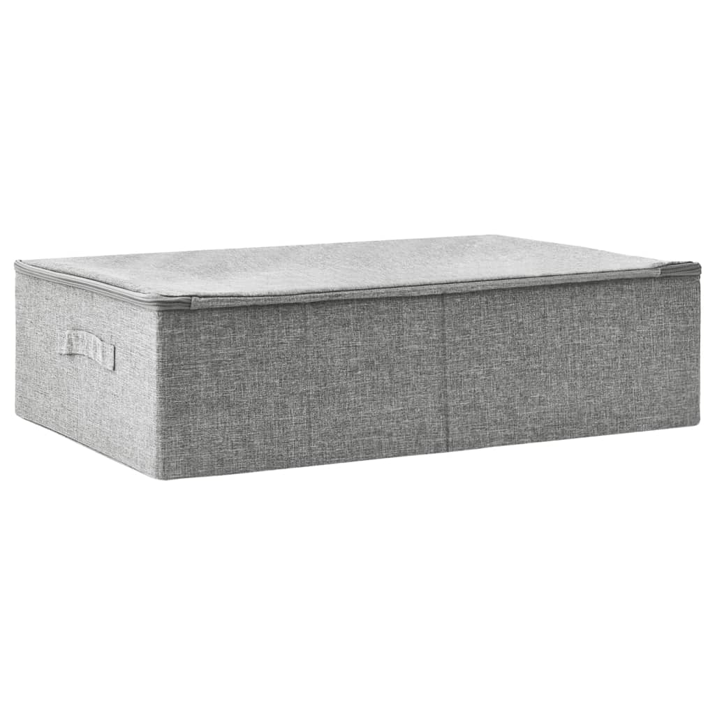 Opbergbox 70x40x18 cm stof grijs - AllerleiShop