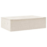 Opbergbox 70x40x18 cm stof crèmekleurig - AllerleiShop