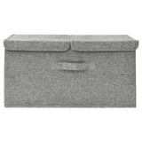 Opbergbox 50x30x25 cm stof grijs - AllerleiShop