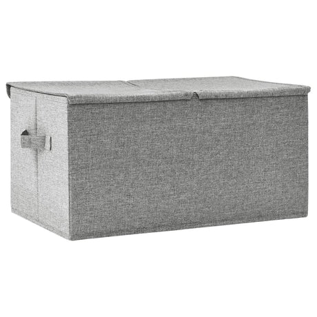 Opbergbox 50x30x25 cm stof grijs - AllerleiShop