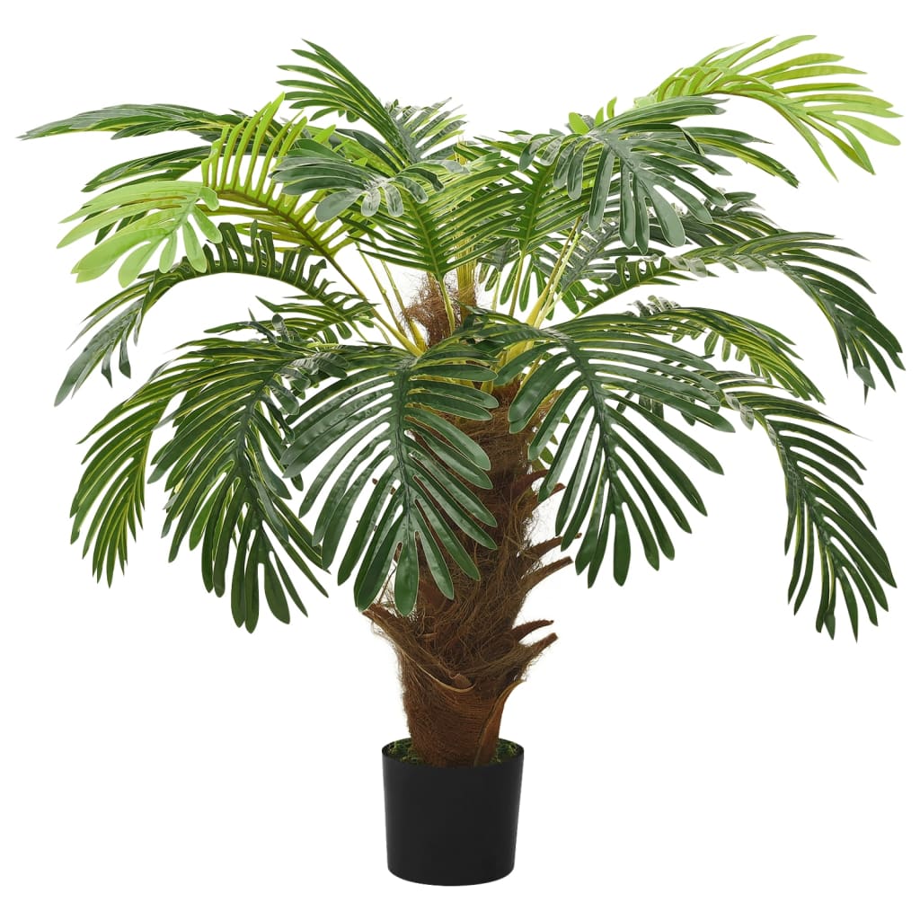 Kunstplant met pot cycaspalm 90 cm groen - AllerleiShop