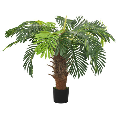 Kunstplant met pot cycaspalm 90 cm groen - AllerleiShop