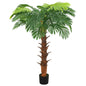 Kunstplant met pot cycaspalm 160 cm groen - AllerleiShop