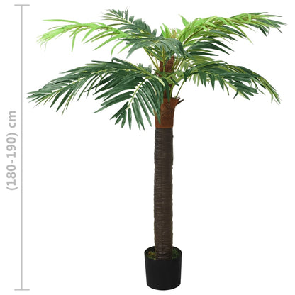 Kunstboom met pot phoenixpalm 190 cm groen - AllerleiShop