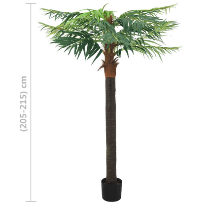 Kunstboom met pot phoenixpalm 215 cm groen - AllerleiShop