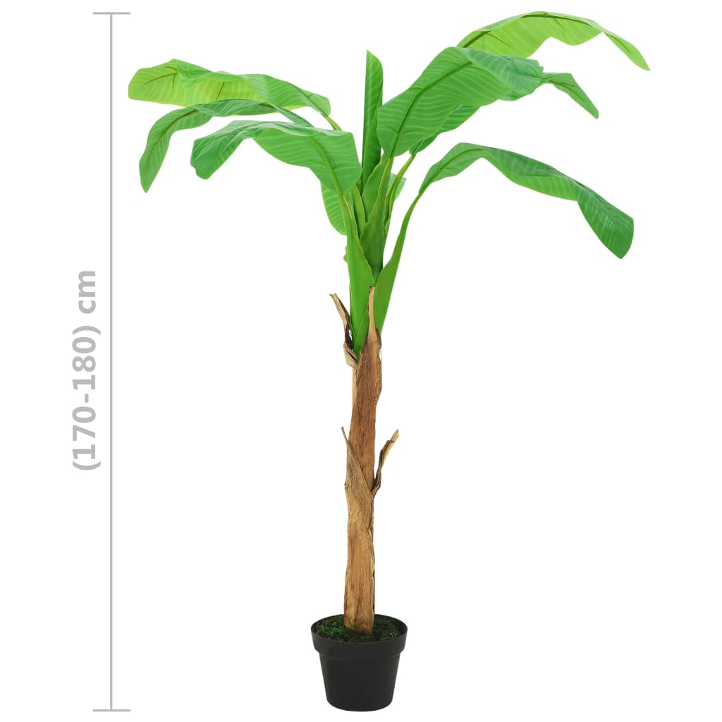 Kunstboom met pot banaan 180 cm groen - AllerleiShop