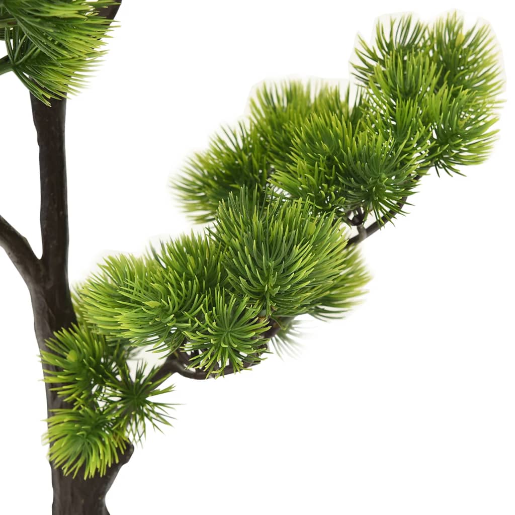 Kunstplant met pot pinus bonsai 60 cm groen - AllerleiShop