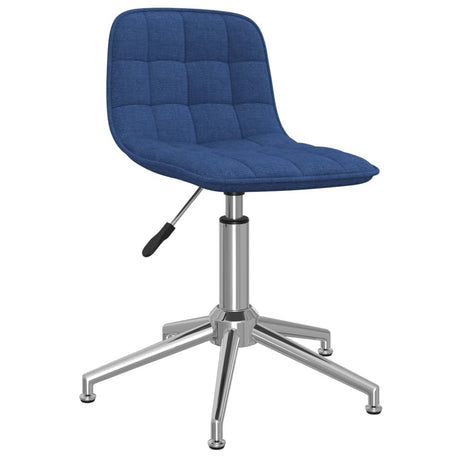 Eetkamerstoelen 2 st draaibaar stof blauw - AllerleiShop