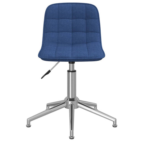 Eetkamerstoelen 2 st draaibaar stof blauw - AllerleiShop