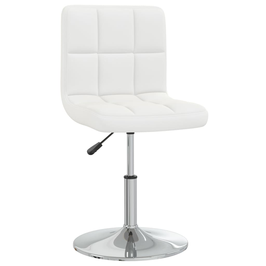 Eetkamerstoelen 2 st kunstleer wit - AllerleiShop