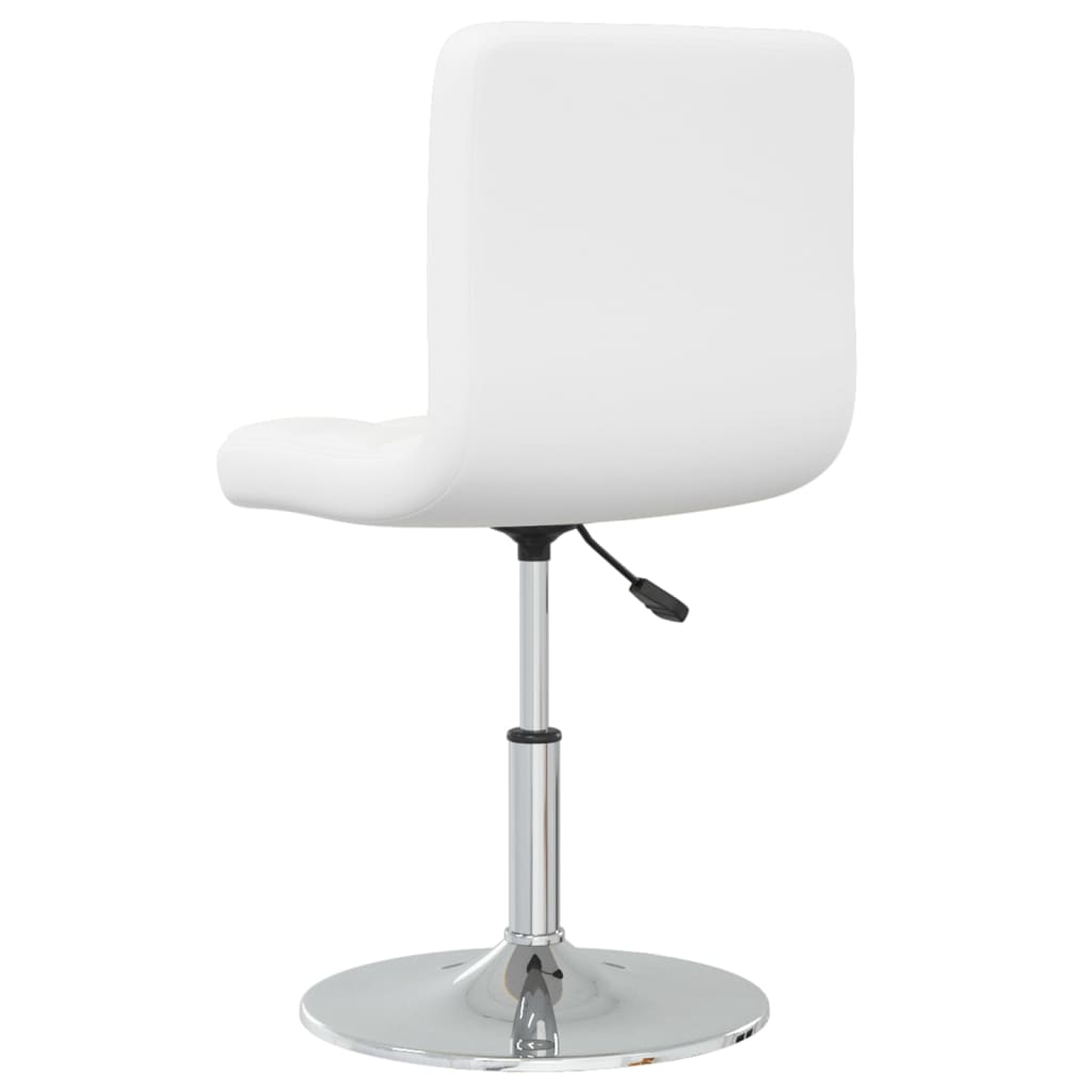 Eetkamerstoelen 4 st kunstleer wit - AllerleiShop