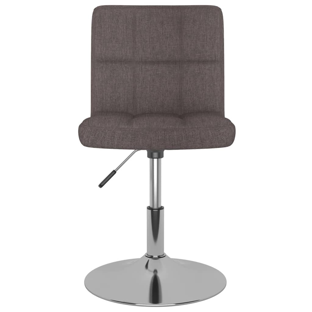 Eetkamerstoelen draaibaar 2 st stof taupe - AllerleiShop