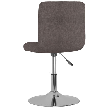 Eetkamerstoelen draaibaar 2 st stof taupe - AllerleiShop