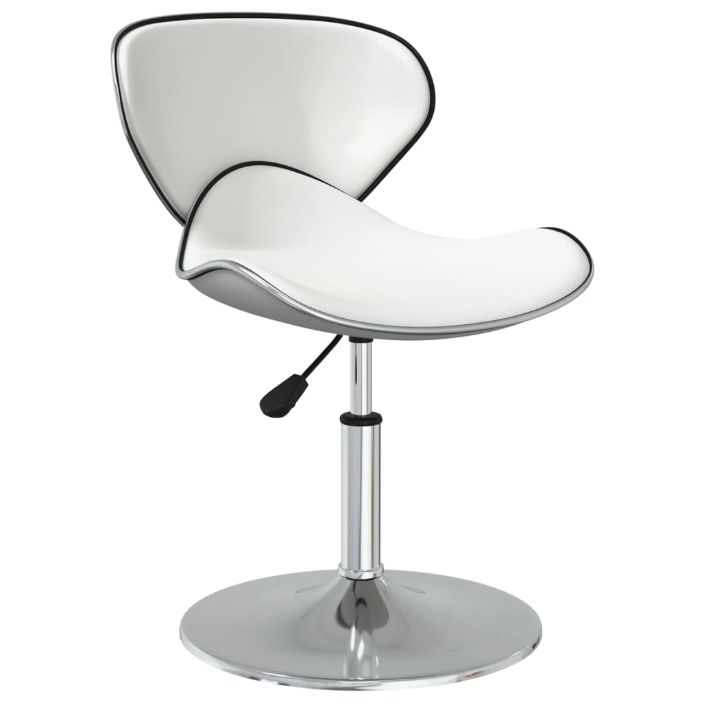 Eetkamerstoelen 2 st kunstleer wit - AllerleiShop