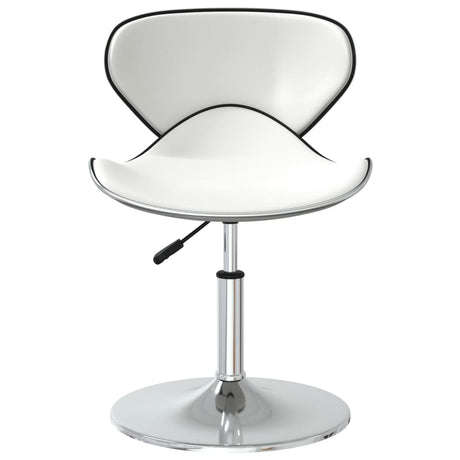 Eetkamerstoelen 2 st kunstleer wit - AllerleiShop