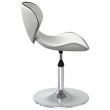 Eetkamerstoelen 2 st kunstleer wit - AllerleiShop