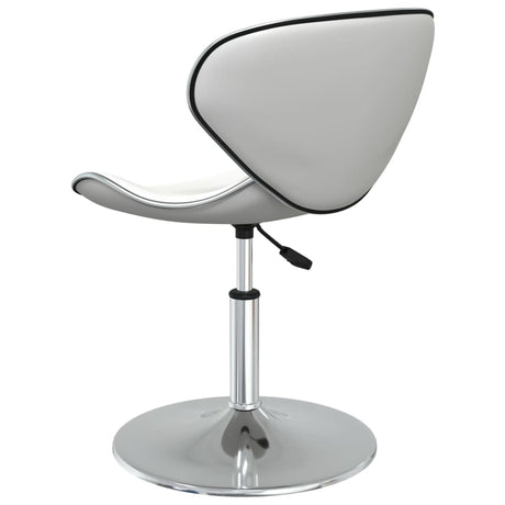 Eetkamerstoelen 2 st kunstleer wit - AllerleiShop