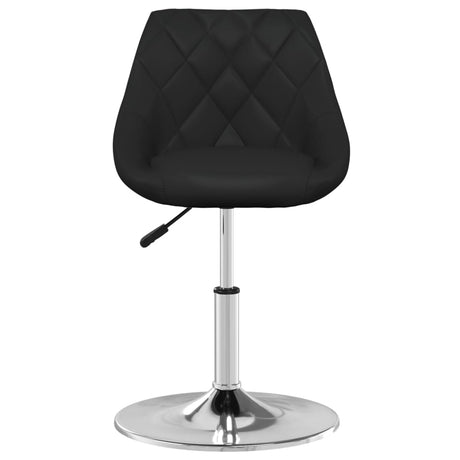 Eetkamerstoelen 2 st kunstleer zwart - AllerleiShop