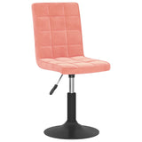 Eetkamerstoelen draaibaar 2 st fluweel roze - AllerleiShop