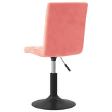 Eetkamerstoelen draaibaar 2 st fluweel roze - AllerleiShop