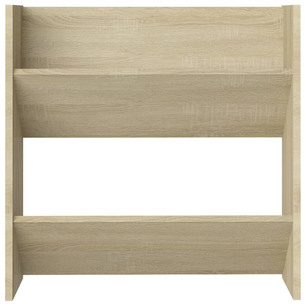 Wandschoenenkasten 4 st 60x18x60 cm bewerkt hout sonoma eiken - AllerleiShop