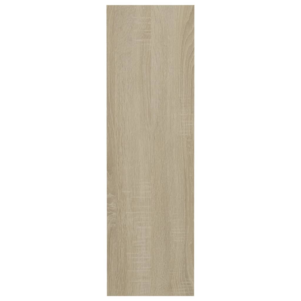 Wandschoenenkasten 4 st 60x18x60 cm bewerkt hout sonoma eiken - AllerleiShop