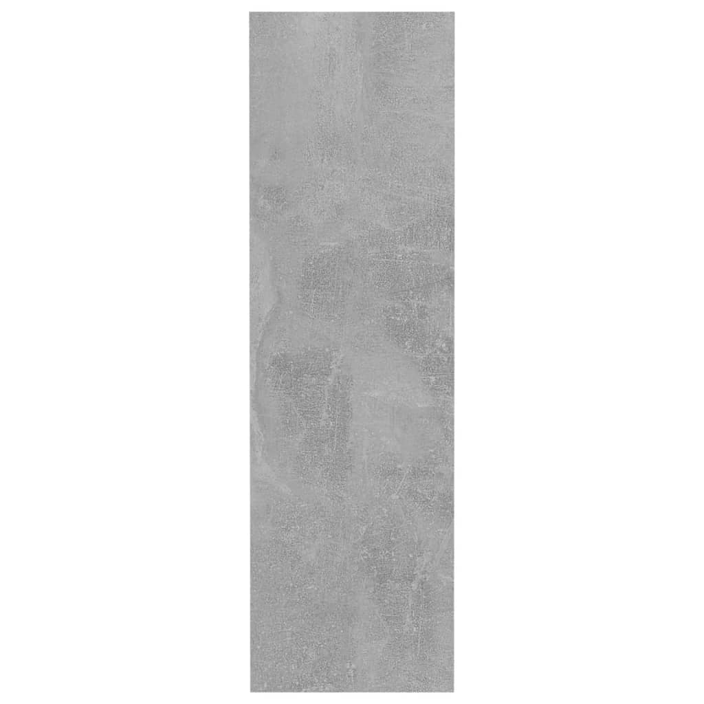 Wandschoenenkast 80x18x60 cm bewerkt hout betongrijs - AllerleiShop