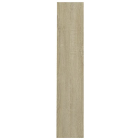 Wandschoenenkast 80x18x90 cm bewerkt hout sonoma eikenkleur - AllerleiShop