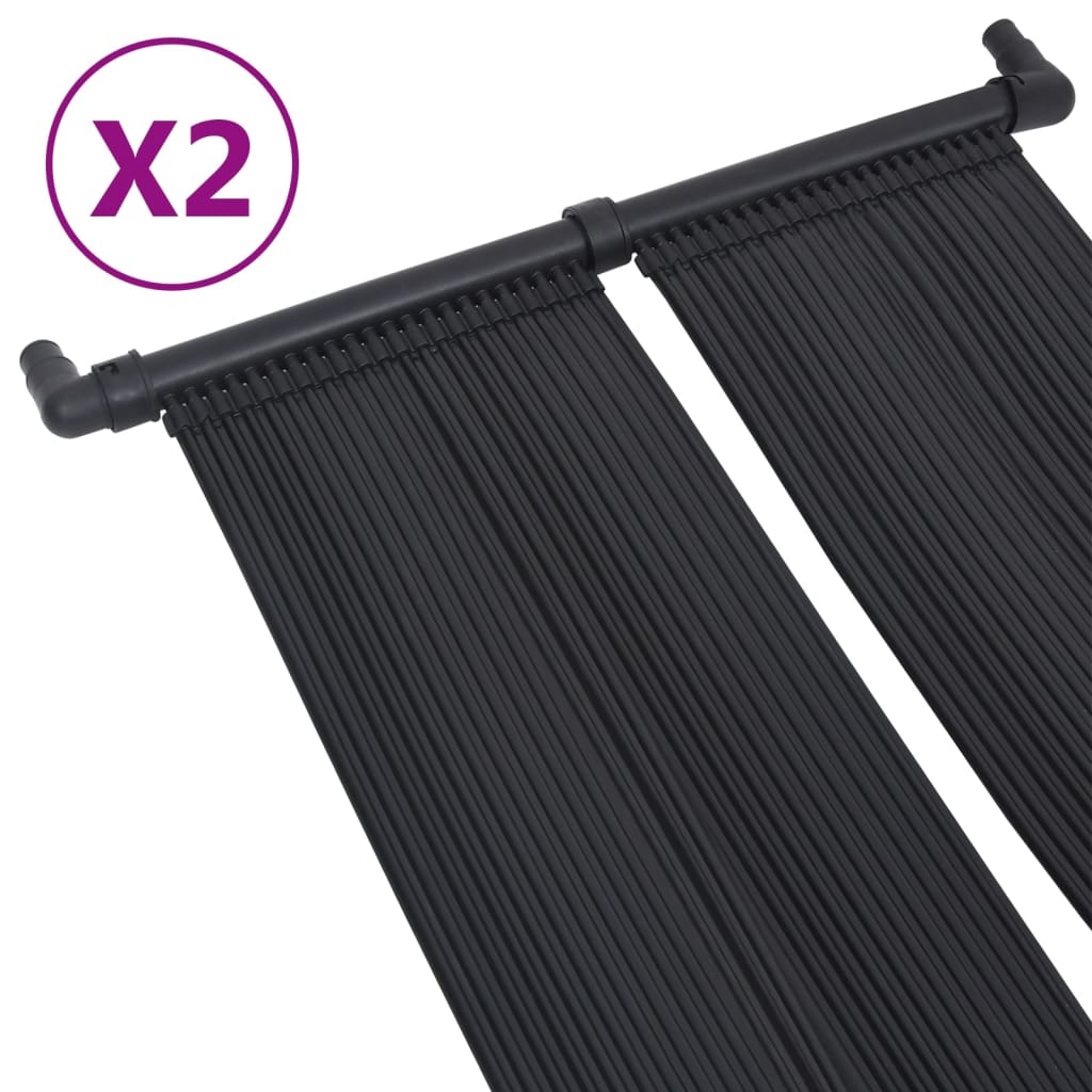 Solarverwarmingspanelen voor zwembad 2 st 80x310 cm