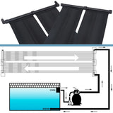 Solarverwarmingspanelen voor zwembad 2 st 80x310 cm