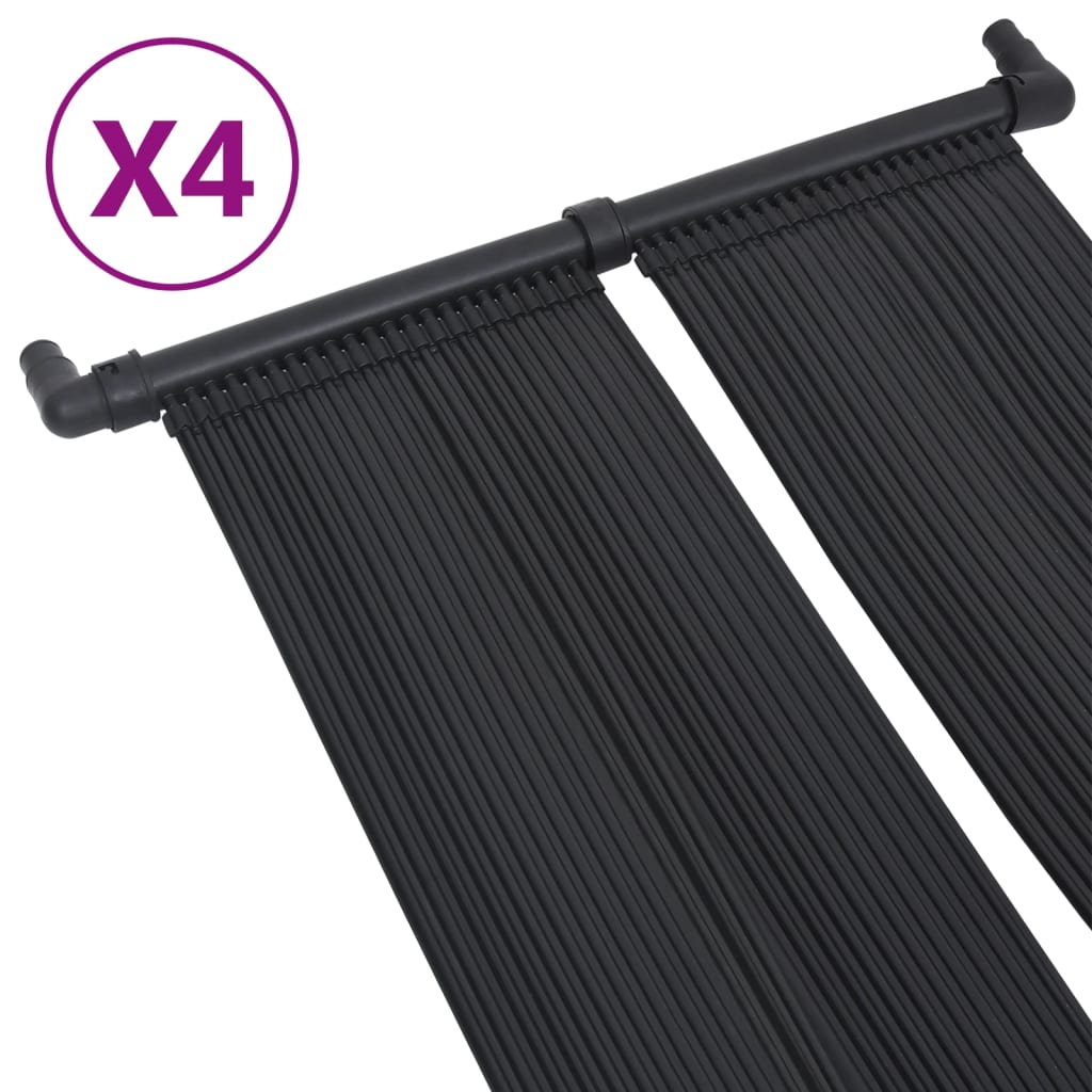 Solarverwarmingspanelen voor zwembad 4 st 80x310 cm