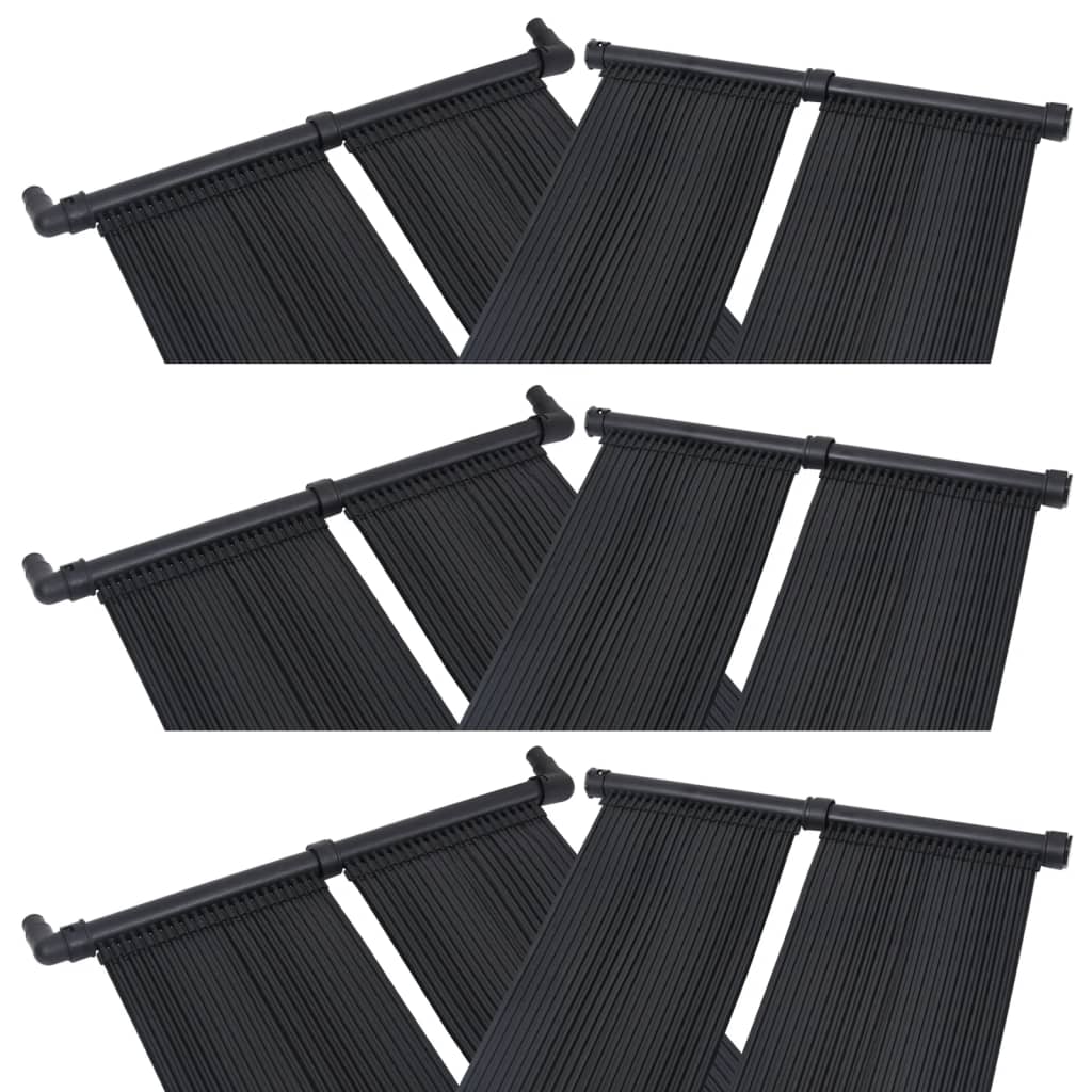 Solarverwarmingspanelen voor zwembad 6 st 80x310 cm