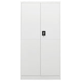 Lockerkast 90x40x180 cm staal wit - AllerleiShop