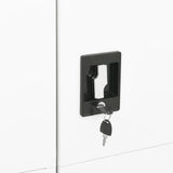 Lockerkast 90x40x180 cm staal wit - AllerleiShop