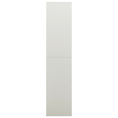 Lockerkast 90x40x180 cm staal lichtgrijs - AllerleiShop