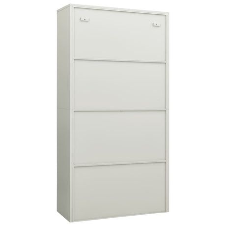 Lockerkast 90x40x180 cm staal lichtgrijs - AllerleiShop