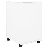 Ladeblok verrijdbaar 39x45x67 cm staal wit - AllerleiShop