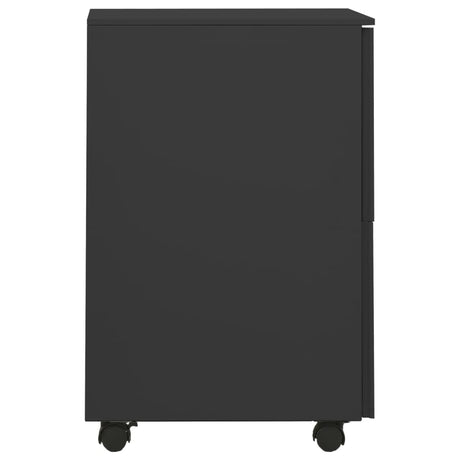 Ladeblok verrijdbaar 39x45x67 cm staal antracietkleurig - AllerleiShop