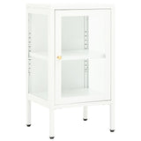 Dressoir 38x35x70 cm metaal en glas - AllerleiShop