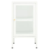 Dressoir 38x35x70 cm metaal en glas - AllerleiShop