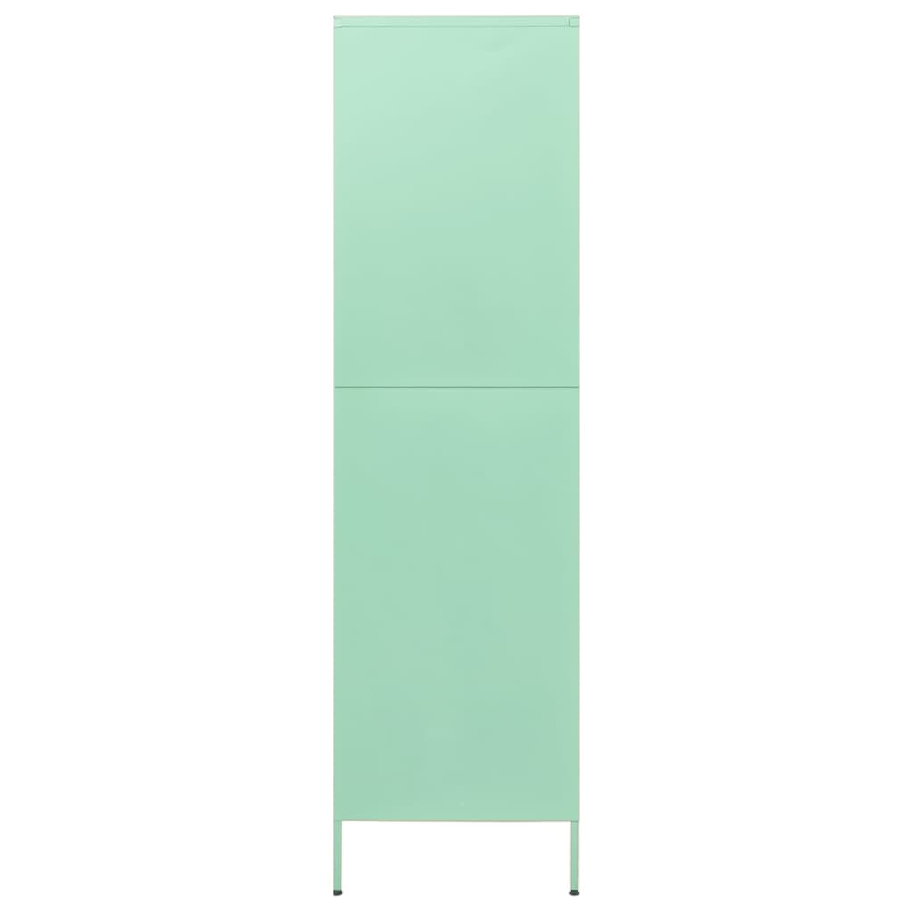 Kledingkast 90x50x180 cm staal mintkleurig - AllerleiShop