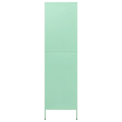 Kledingkast 90x50x180 cm staal mintkleurig - AllerleiShop