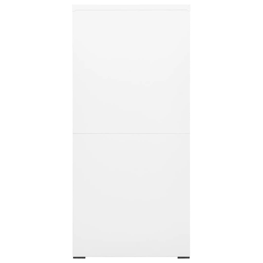 Archiefkast 46x62x133 cm staal wit - AllerleiShop