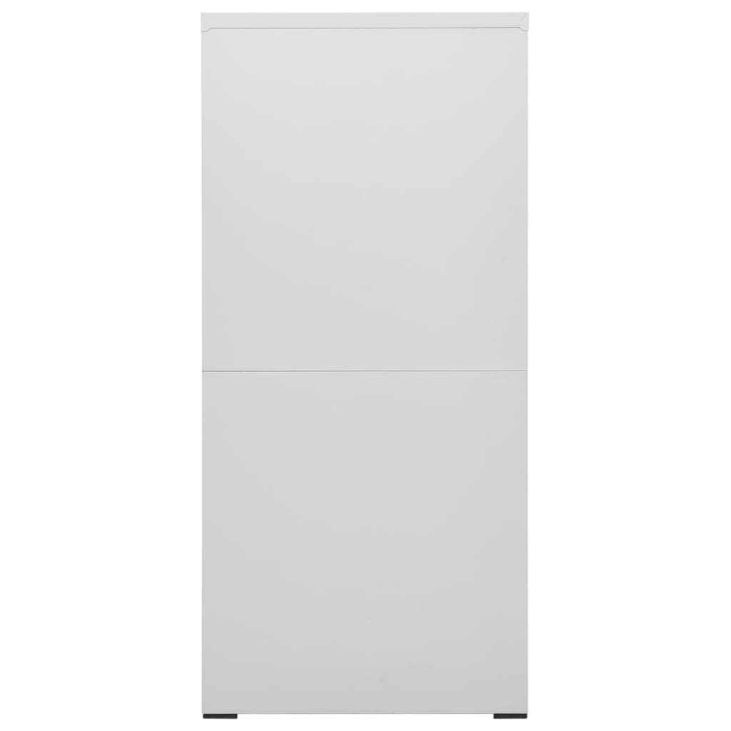 Archiefkast 46x62x133 cm staal lichtgrijs - AllerleiShop